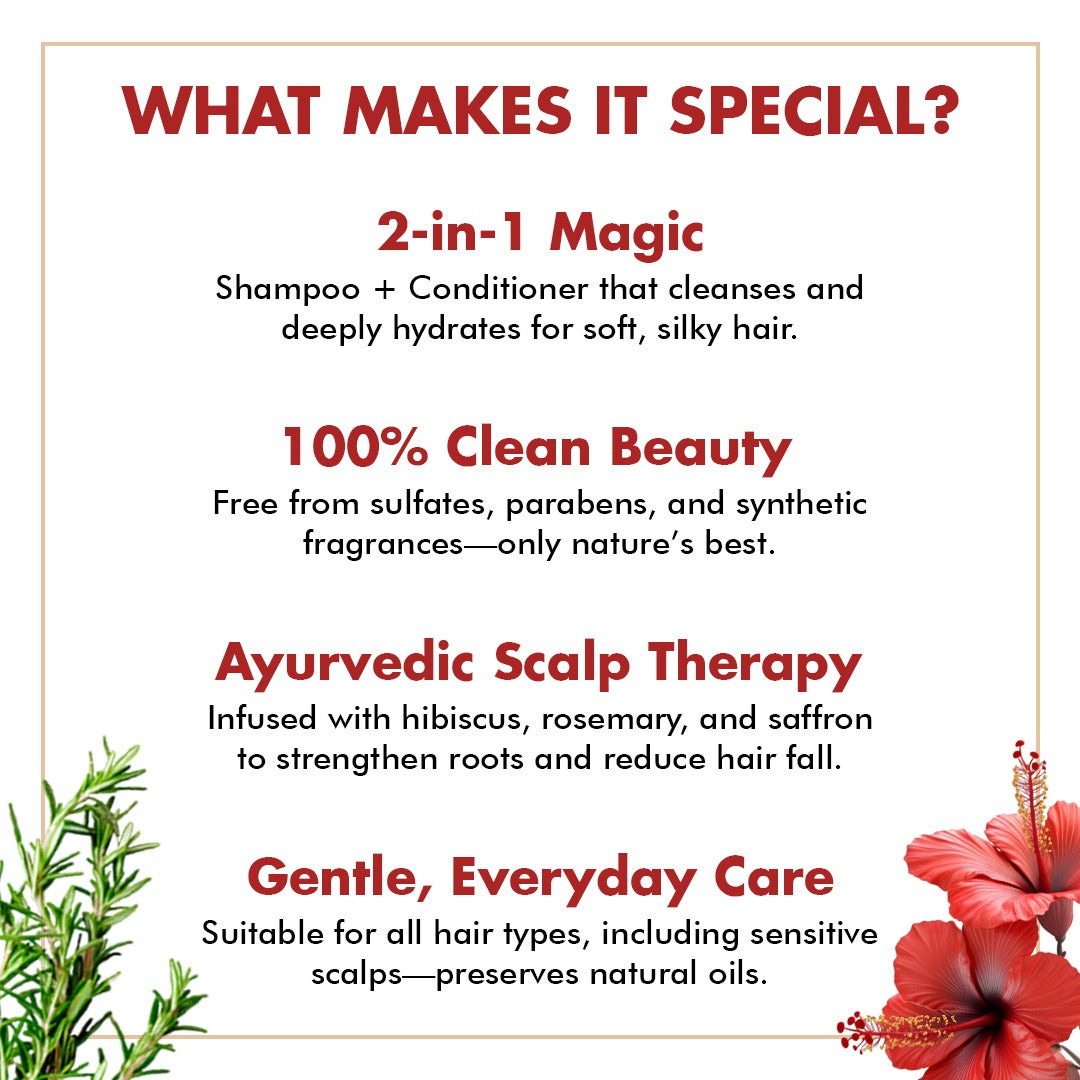 Hair Cleanser & Conditioner 2-in-1